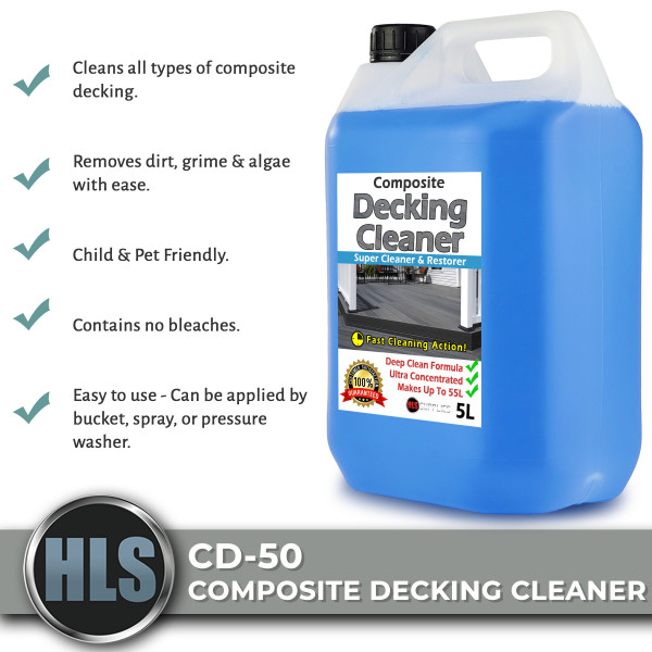 Composite Decking Cleaner Cleaner & Restorer 5L HLS Supplies Ltd